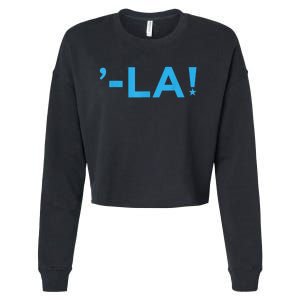 Comma La La Design Cropped Pullover Crew