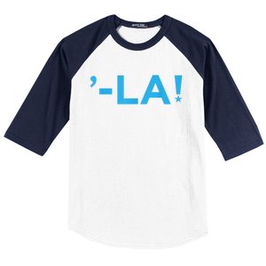 Comma La La Design Baseball Sleeve Shirt