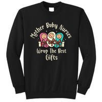 Christmas L&D Labor Mother Baby Nurses Wrap the Best Gifts Sweatshirt