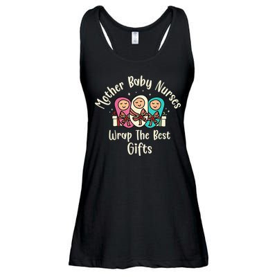 Christmas L&D Labor Mother Baby Nurses Wrap the Best Gifts Ladies Essential Flowy Tank