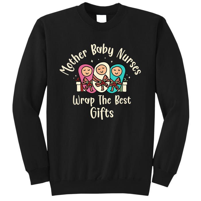 Christmas L&D Labor Mother Baby Nurses Wrap the Best Gifts Tall Sweatshirt