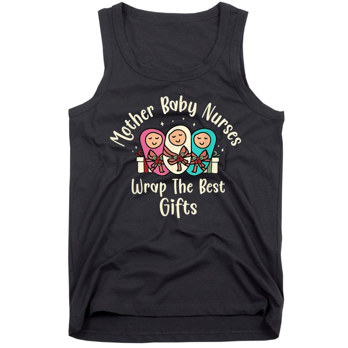 Christmas L&D Labor Mother Baby Nurses Wrap the Best Gifts Tank Top