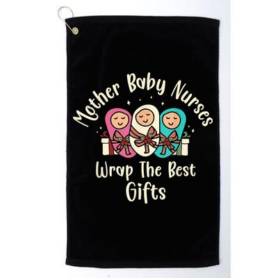 Christmas L&D Labor Mother Baby Nurses Wrap the Best Gifts Golf Towel