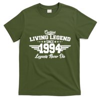 Certified Living Legend Since 1994 Legends Never Die 30th Birthday T-Shirt