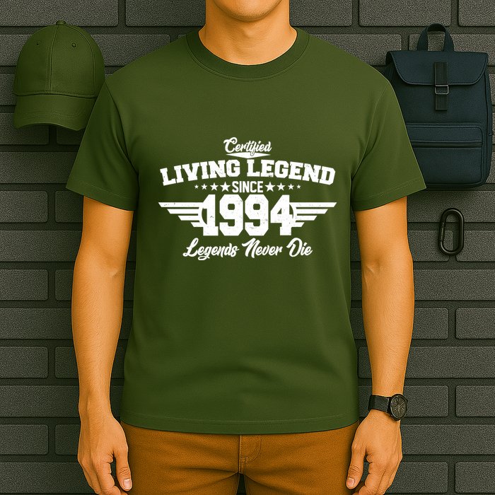 Certified Living Legend Since 1994 Legends Never Die 30th Birthday T-Shirt