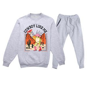 Cowboy Like Me Premium Crewneck Sweatsuit Set