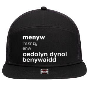 Cathy Larkman Menyw Definition Oedolyn Dynol Benywaidd 7 Panel Mesh Trucker Snapback Hat