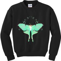 Cute Luna Moth Beautiful Butterfly Insect Lover Kids Sweatshirt