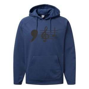 Comma La Music Notes Kamala Harris Music Teacher Elections Performance Fleece Hoodie