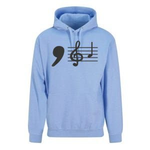 Comma La Music Notes Kamala Harris Music Teacher Elections Unisex Surf Hoodie