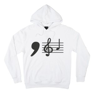 Comma La Music Notes Kamala Harris Music Teacher Elections Hoodie