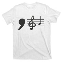 Comma La Music Notes Kamala Harris Music Teacher Elections T-Shirt