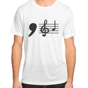 Comma La Music Notes Kamala Harris Music Teacher Elections Adult ChromaSoft Performance T-Shirt