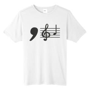 Comma La Music Notes Kamala Harris Music Teacher Elections Tall Fusion ChromaSoft Performance T-Shirt