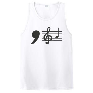 Comma La Music Notes Kamala Harris Music Teacher Elections PosiCharge Competitor Tank