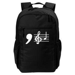 Comma La Music Notes Kamala Harris Music Teacher Elections Daily Commute Backpack