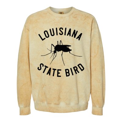 Classic Louisiana Mosquito State Bird Colorblast Crewneck Sweatshirt