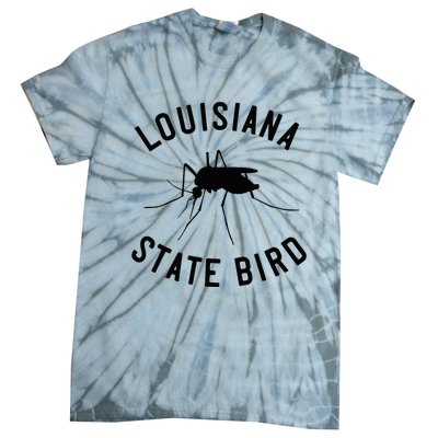 Classic Louisiana Mosquito State Bird Tie-Dye T-Shirt