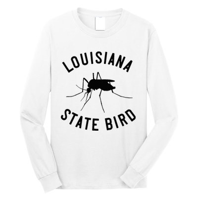 Classic Louisiana Mosquito State Bird Long Sleeve Shirt