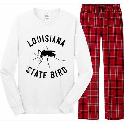 Classic Louisiana Mosquito State Bird Long Sleeve Pajama Set