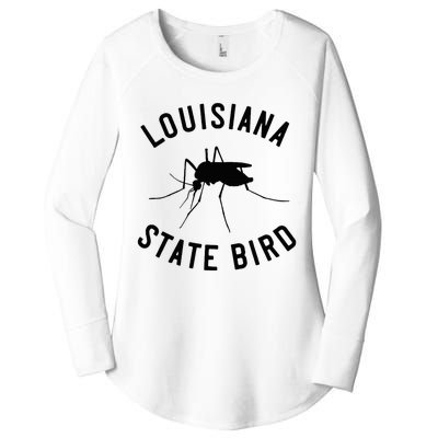 Classic Louisiana Mosquito State Bird Women's Perfect Tri Tunic Long Sleeve Shirt