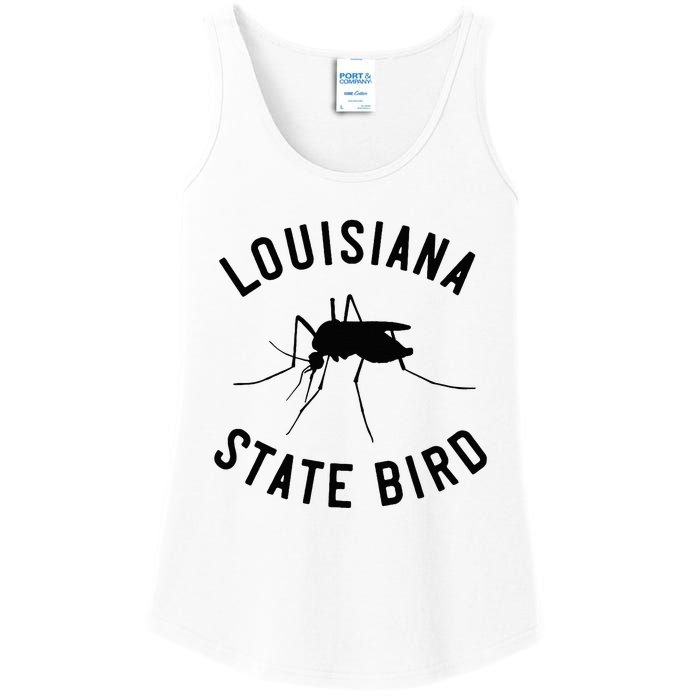 Classic Louisiana Mosquito State Bird Ladies Essential Tank