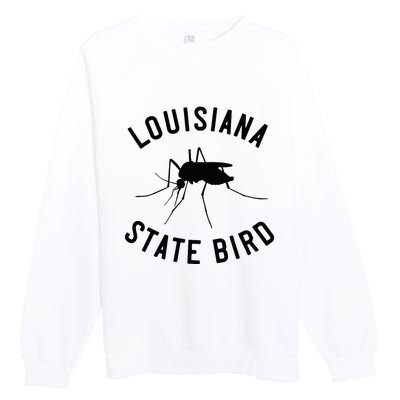 Classic Louisiana Mosquito State Bird Premium Crewneck Sweatshirt