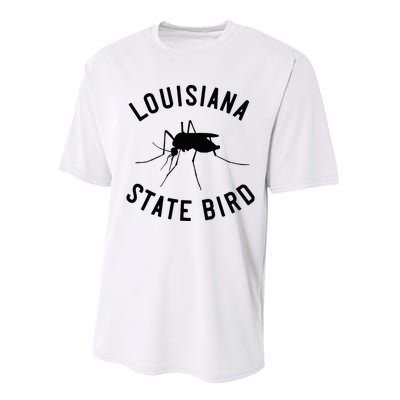 Classic Louisiana Mosquito State Bird Performance Sprint T-Shirt