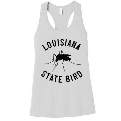 Classic Louisiana Mosquito State Bird Women's Racerback Tank