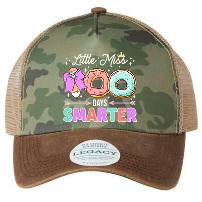 Cute Little Miss 100 One Hundred Days Smarter Legacy Tie Dye Trucker Hat