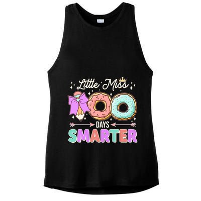 Cute Little Miss 100 One Hundred Days Smarter Ladies PosiCharge Tri-Blend Wicking Tank