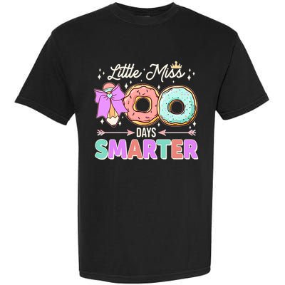 Cute Little Miss 100 One Hundred Days Smarter Garment-Dyed Heavyweight T-Shirt