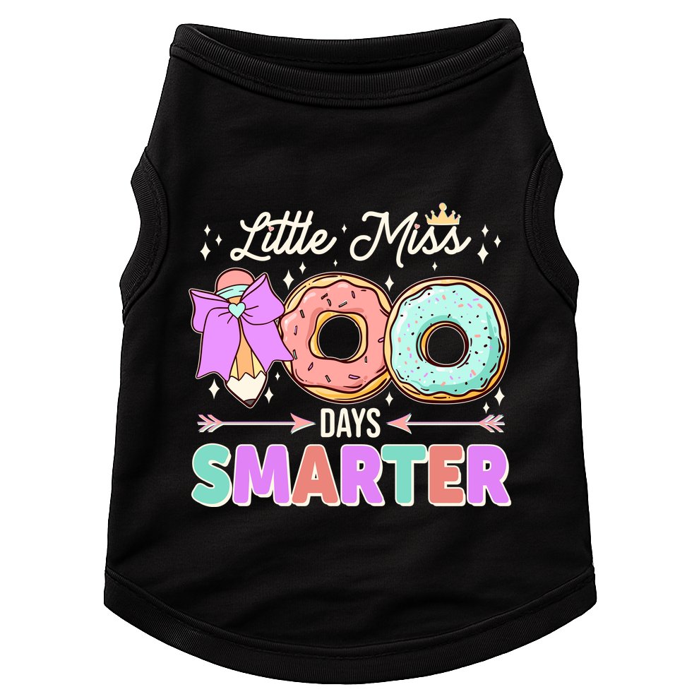 Cute Little Miss 100 One Hundred Days Smarter Doggie Tank