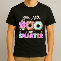 Cute Little Miss 100 One Hundred Days Smarter T-Shirt