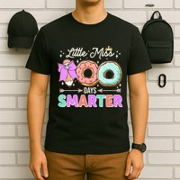 Cute Little Miss 100 One Hundred Days Smarter T-Shirt