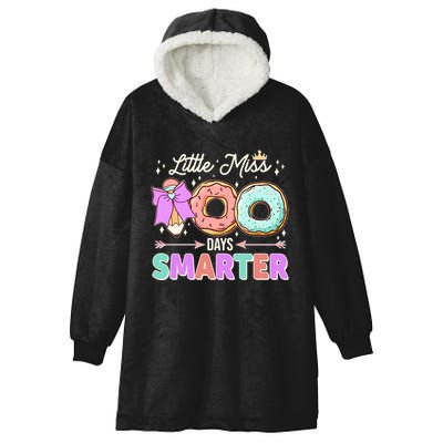 Cute Little Miss 100 One Hundred Days Smarter Hooded Wearable Blanket