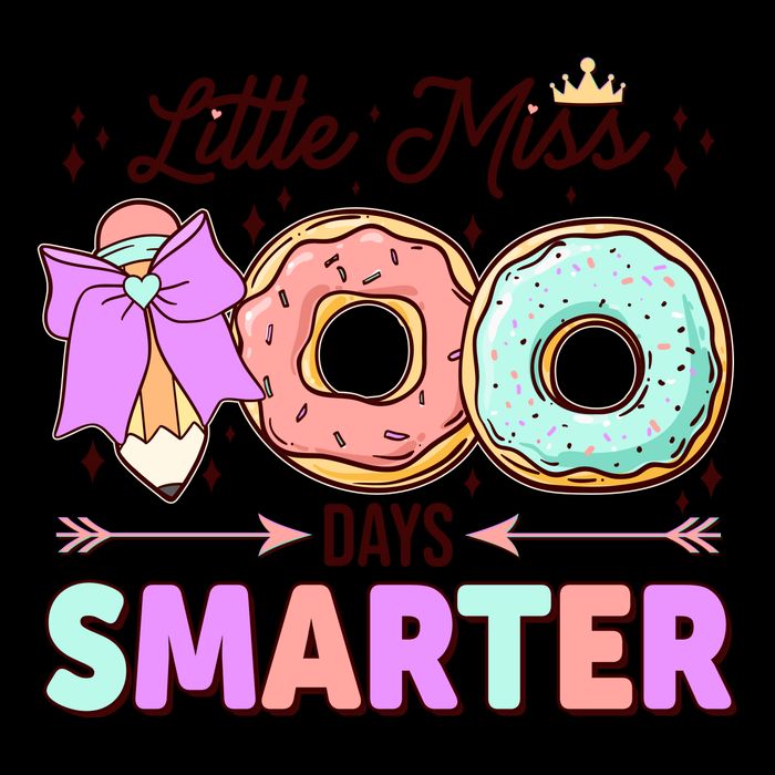 Cute Little Miss 100 One Hundred Days Smarter Mug