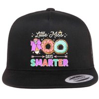 Cute Little Miss 100 One Hundred Days Smarter Flat Bill Trucker Hat