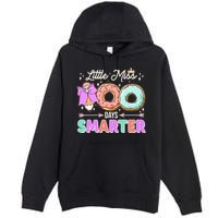 Cute Little Miss 100 One Hundred Days Smarter Premium Pullover Hoodie