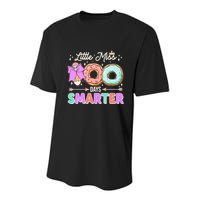 Cute Little Miss 100 One Hundred Days Smarter Youth Performance Sprint T-Shirt