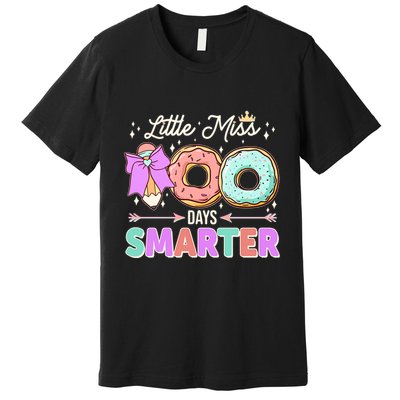 Cute Little Miss 100 One Hundred Days Smarter Premium T-Shirt