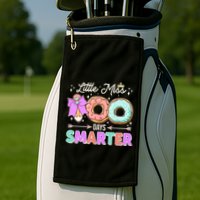 Cute Little Miss 100 One Hundred Days Smarter Golf Towel