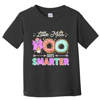 Cute Little Miss 100 One Hundred Days Smarter Toddler T-Shirt
