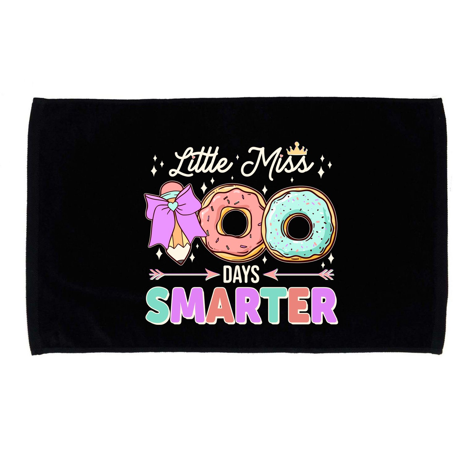 Cute Little Miss 100 One Hundred Days Smarter Microfiber Hand Towel