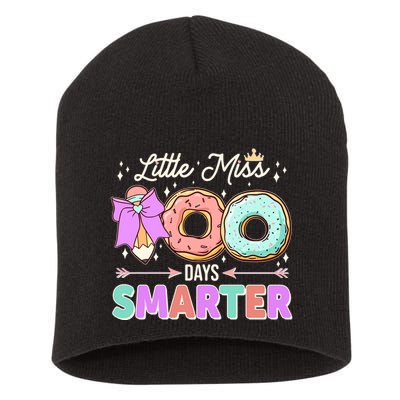 Cute Little Miss 100 One Hundred Days Smarter Short Acrylic Beanie