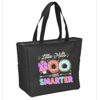 Cute Little Miss 100 One Hundred Days Smarter Zip Tote Bag