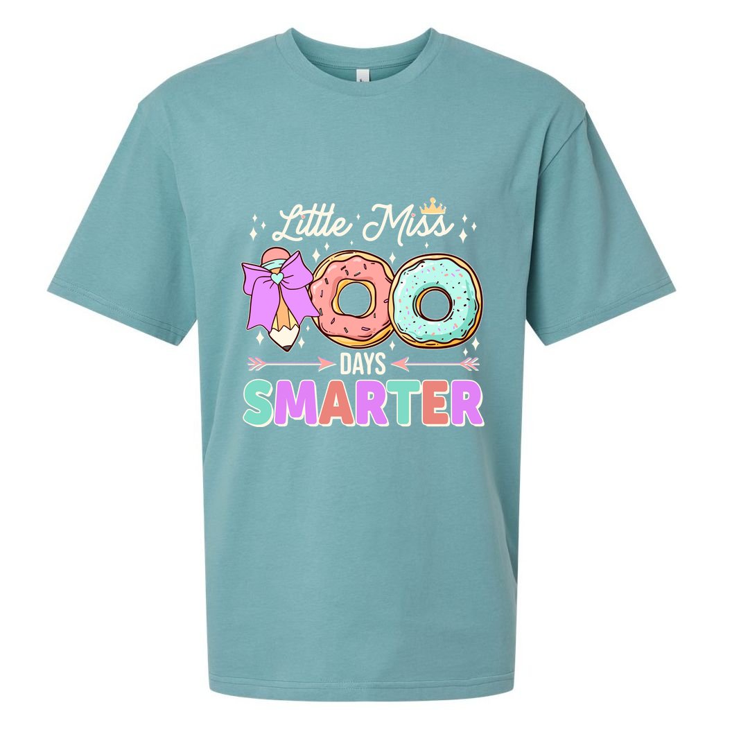 Cute Little Miss 100 One Hundred Days Smarter Sueded Cloud Jersey T-Shirt