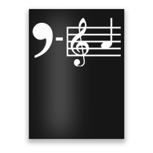 Comma La Music Notes Kamala Harris Music Teacher Elections Poster