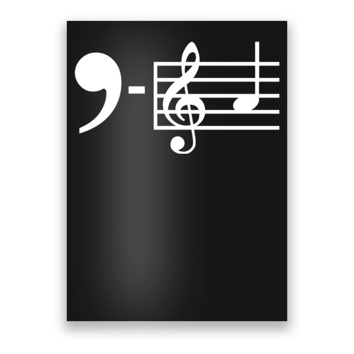 Comma La Music Notes Kamala Harris Music Teacher Elections Poster