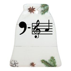 Comma La Music Notes Kamala Harris Music Teacher Elections Ceramic Bell Ornament